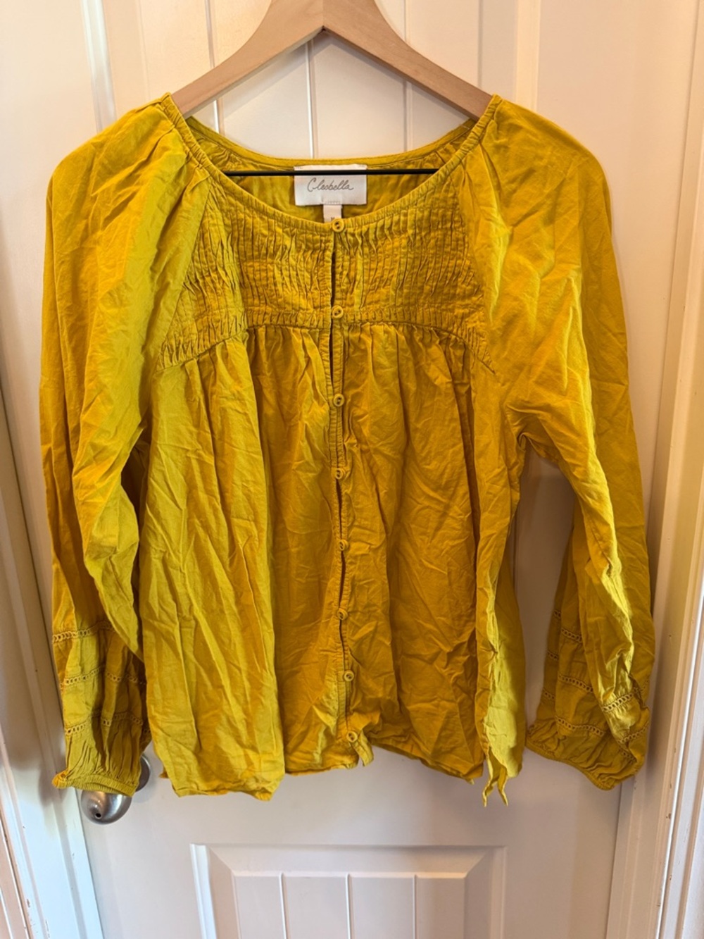 Cleobella peasant blouse